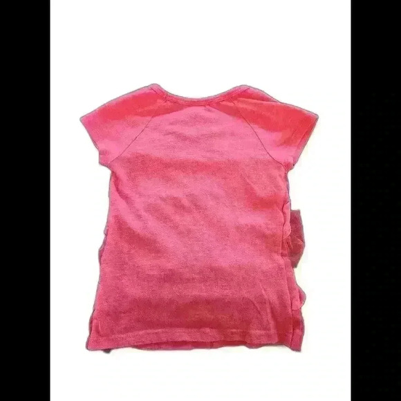 Charming Pink Ruffle Layered Top for Girls - Size 12 - Picture 2 of 3